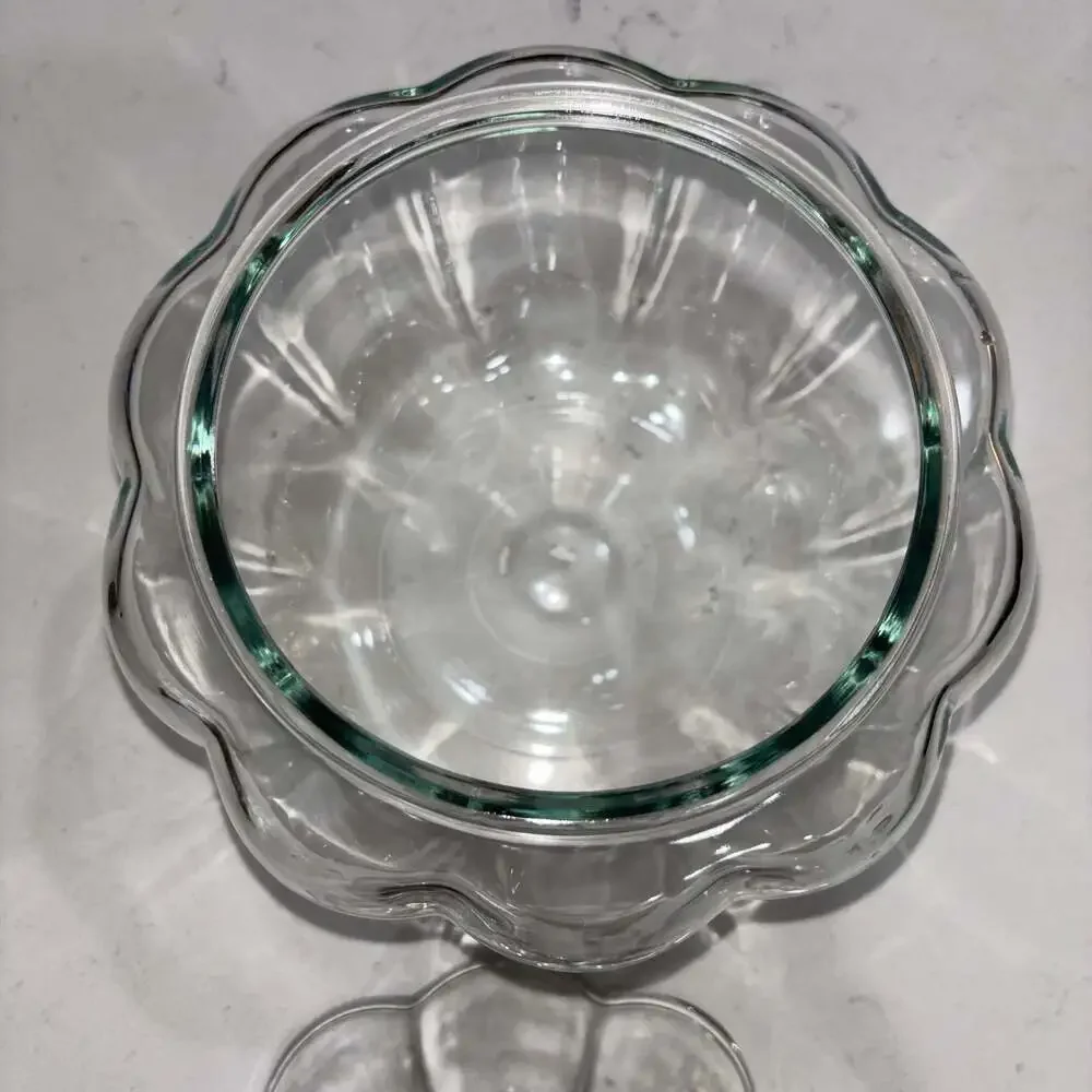 Anchor Hocking Glass Pumpkin Jar with Lid 7.5” Cookie Candy Canister